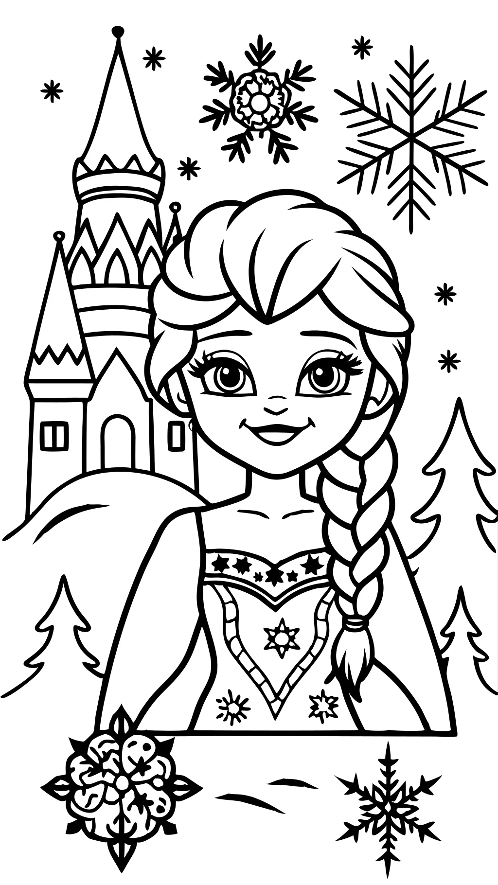 coloring pages free frozen